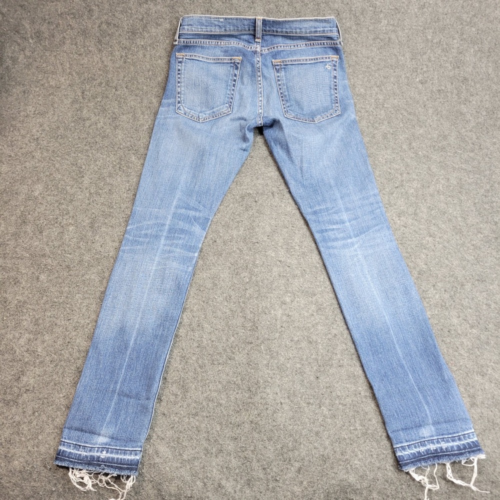 Rag & Bone Jeans Womens 25 Light Wash Distressed Skinny Y2K Stretch Denim LOT(2) - Picture 5 of 16